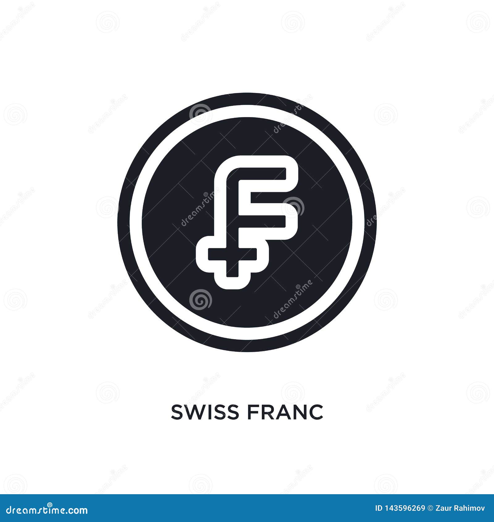 black swiss franc   icon. simple   from e-commerce and payment concept  icons. swiss franc