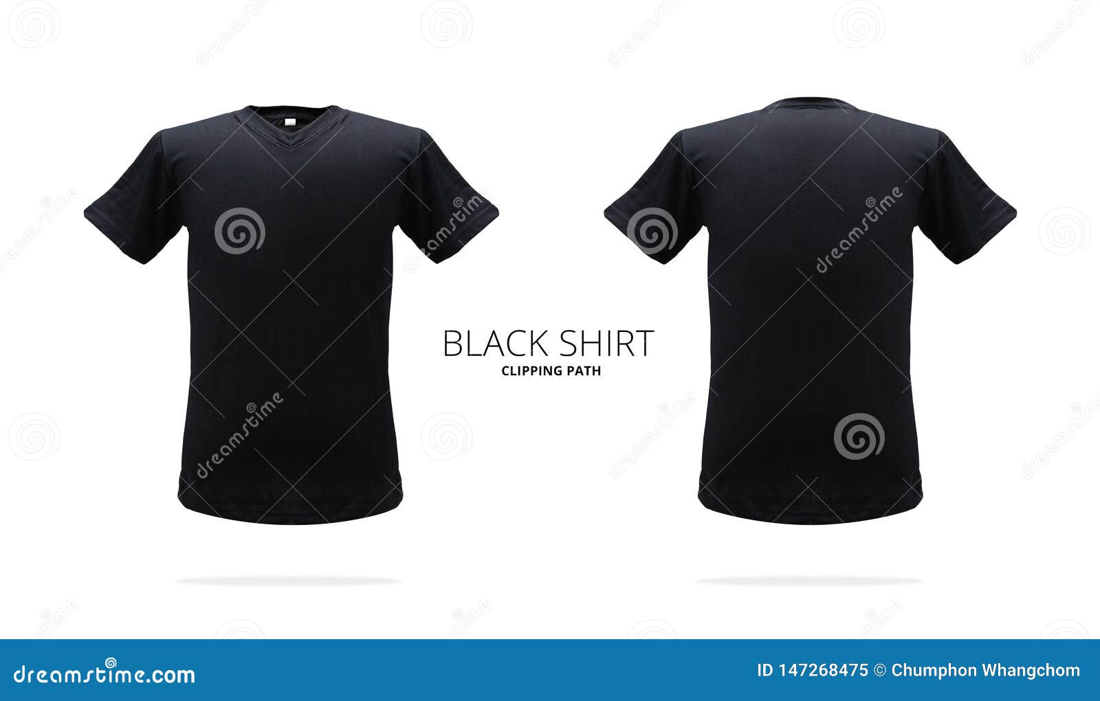 black tee shirt template