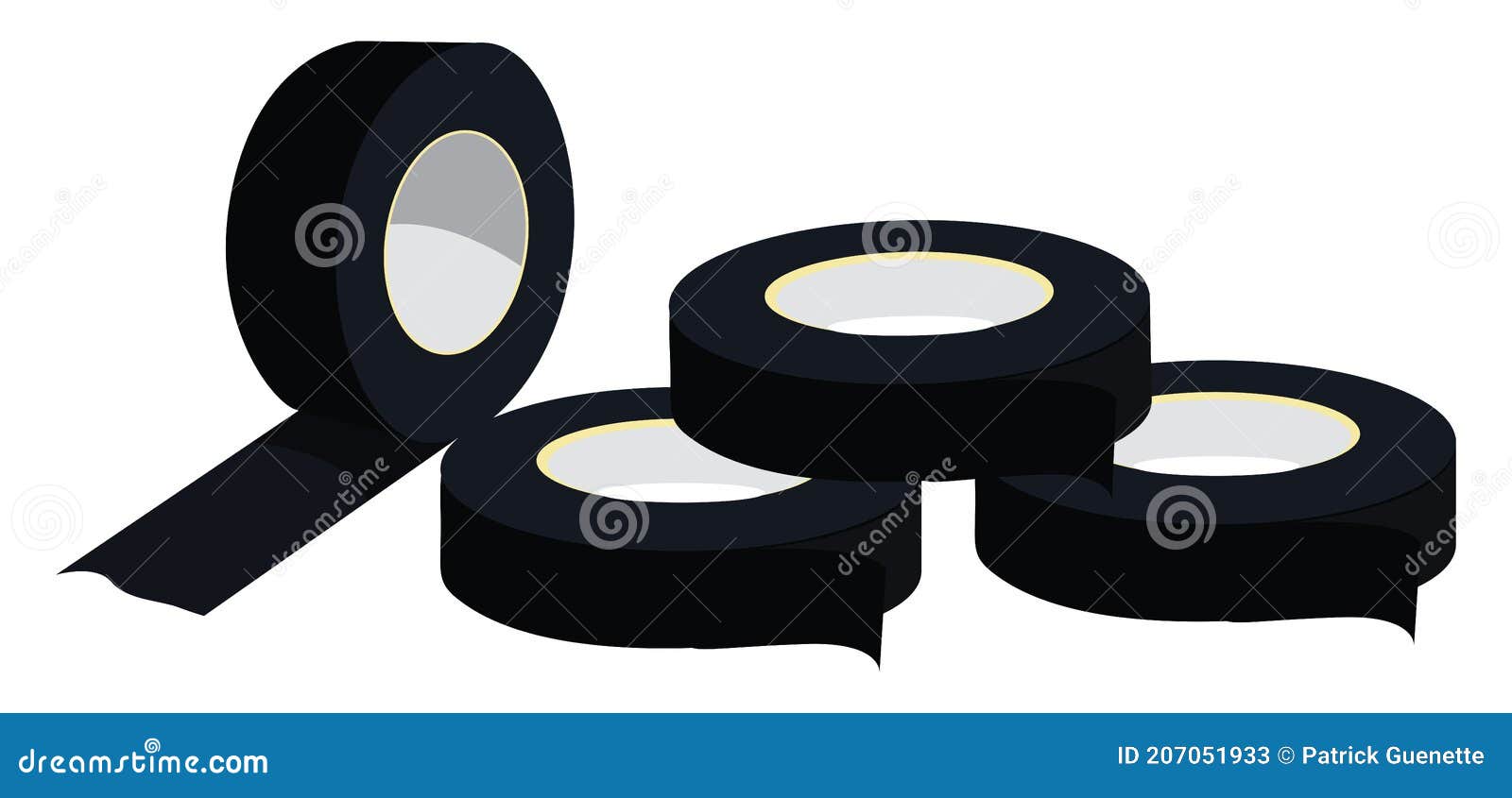 Black Tape, Illustration, Vector Stock Vector - Illustration of grey