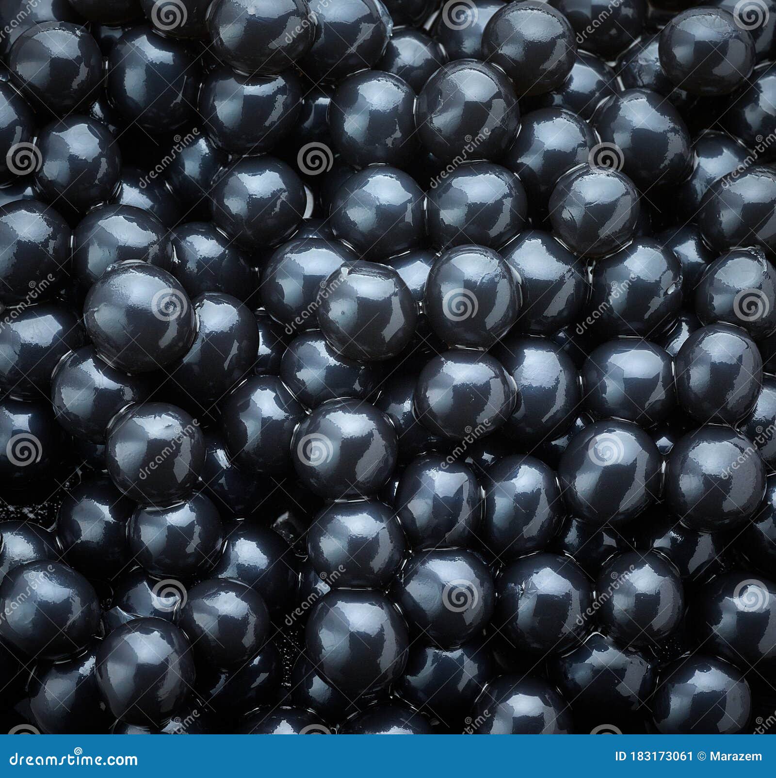 Black Tapioca Pearls for Bubble Tea Stock Image Image of milk, pearl