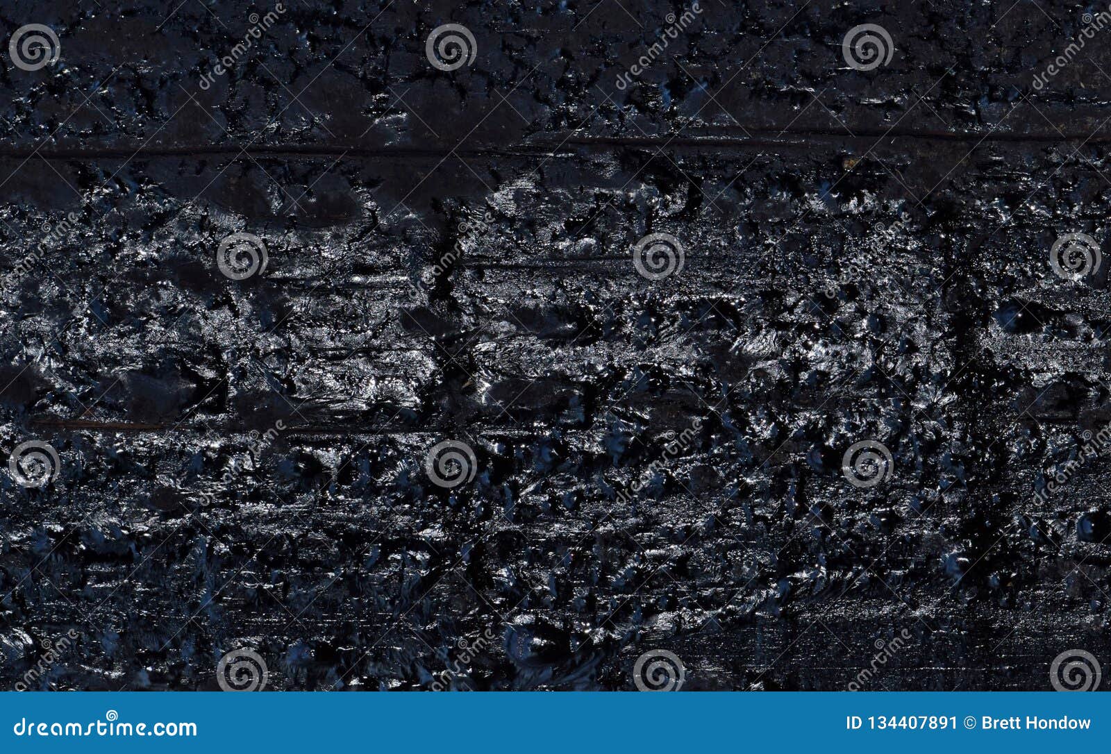 Black Tar Background on a Tree Post. Stock Image Image of background