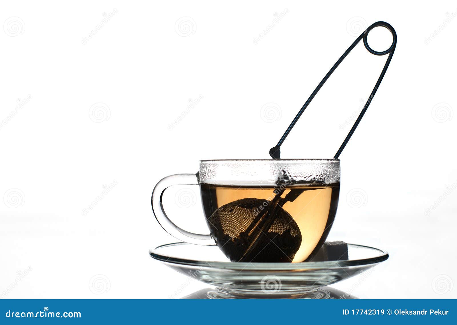 Black tea stock image. Image of backlit, saucer, strainer 17742319