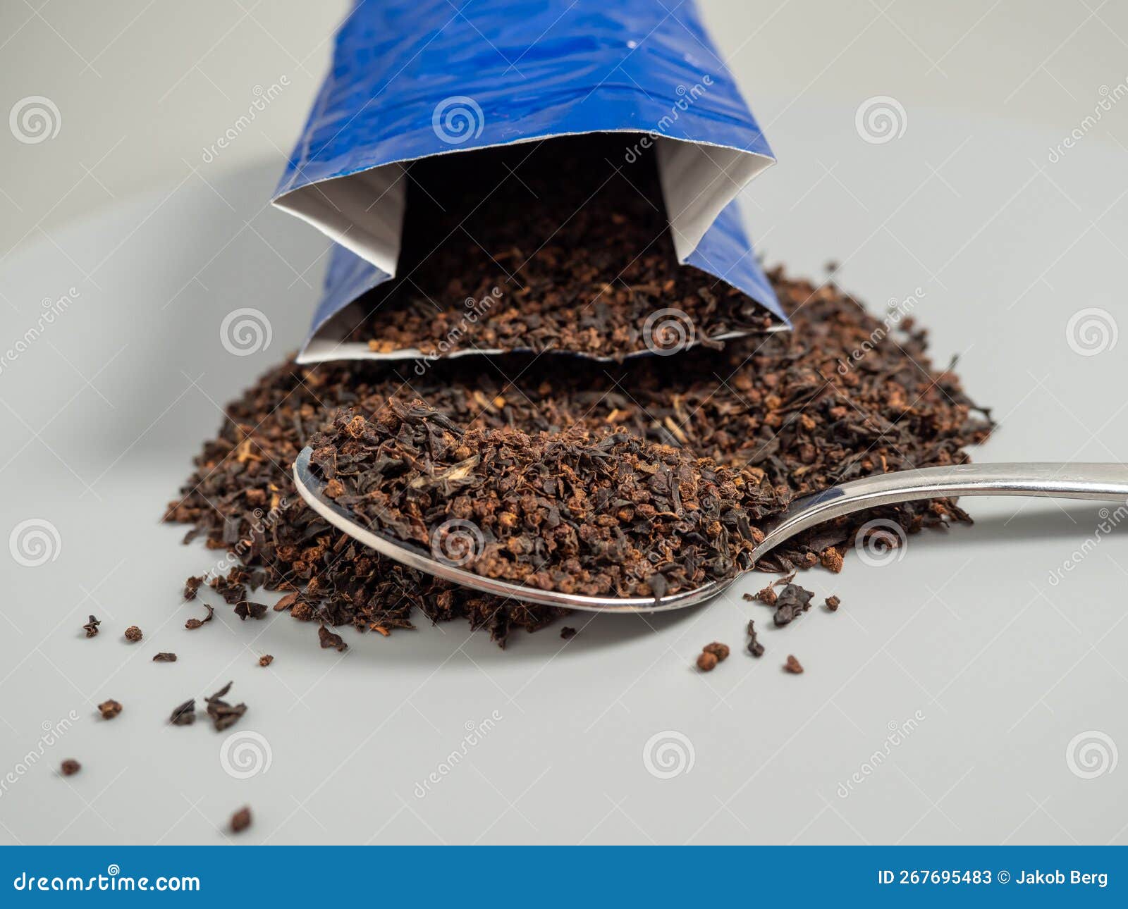Black Tea. Dry Brewing of Black Tea Stock Image Image of nature