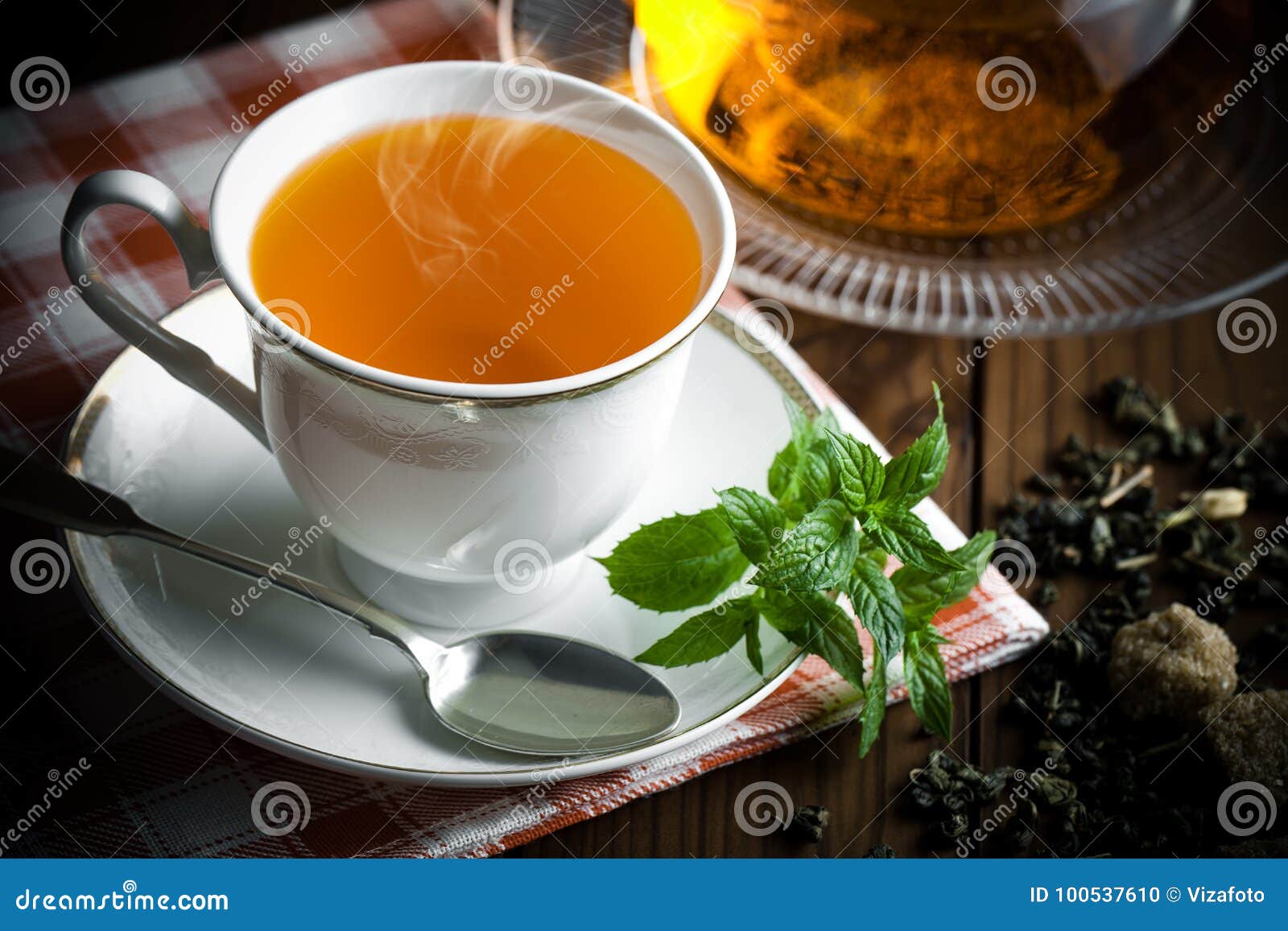 Black tea is a hot drink stock photo. Image of spice 100537610