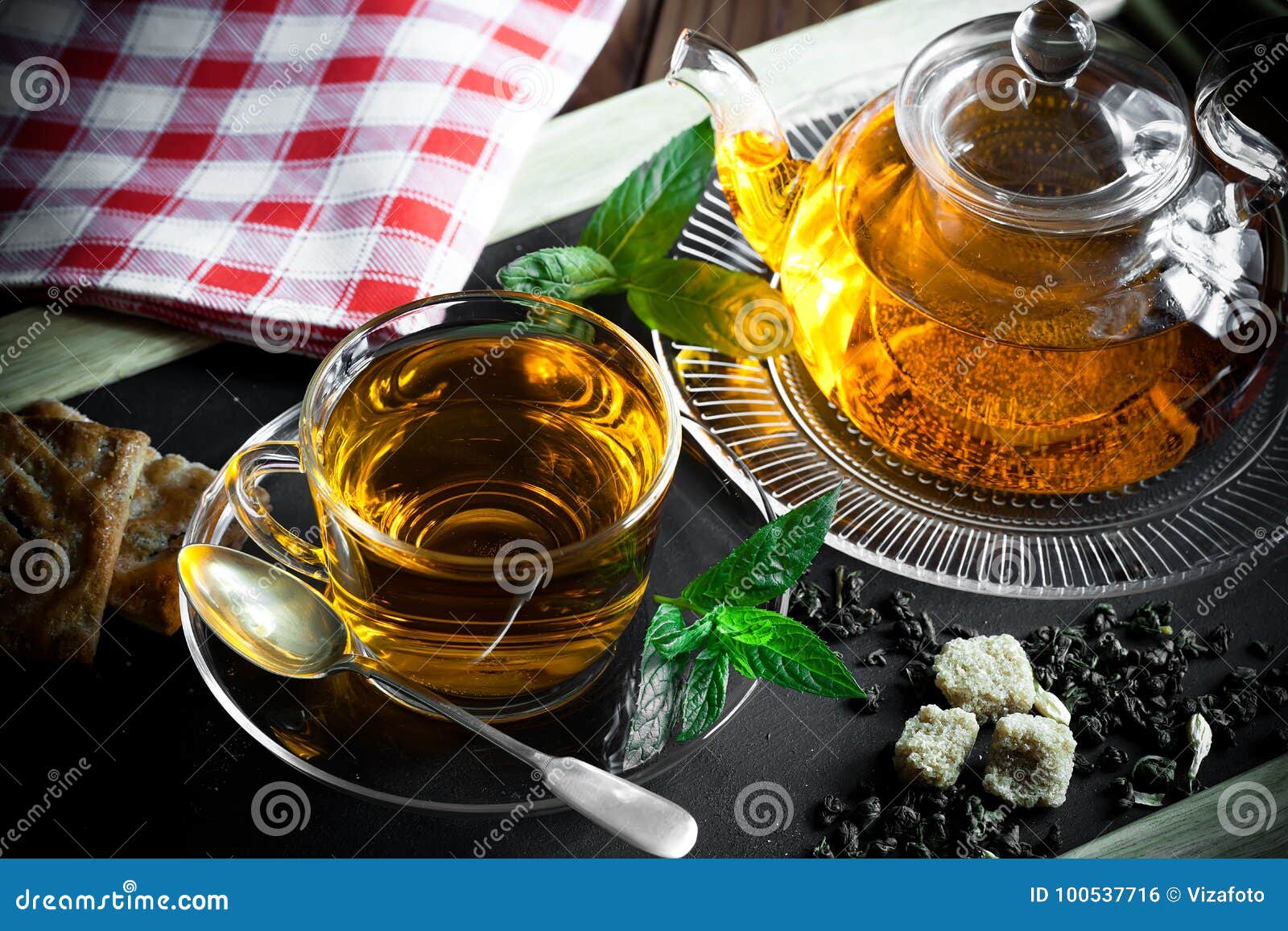 Black tea is a hot drink stock photo. Image of biscuit 100537716