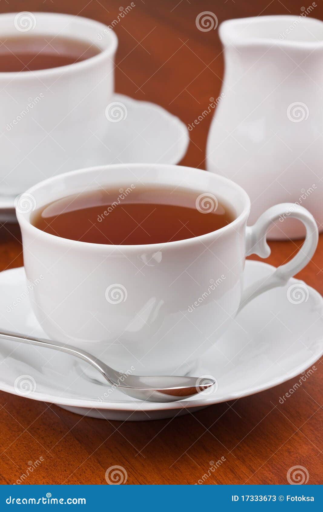 Black Tea in Mugs with Saucers Stock Image Image of breakfast, kitchen 17333673
