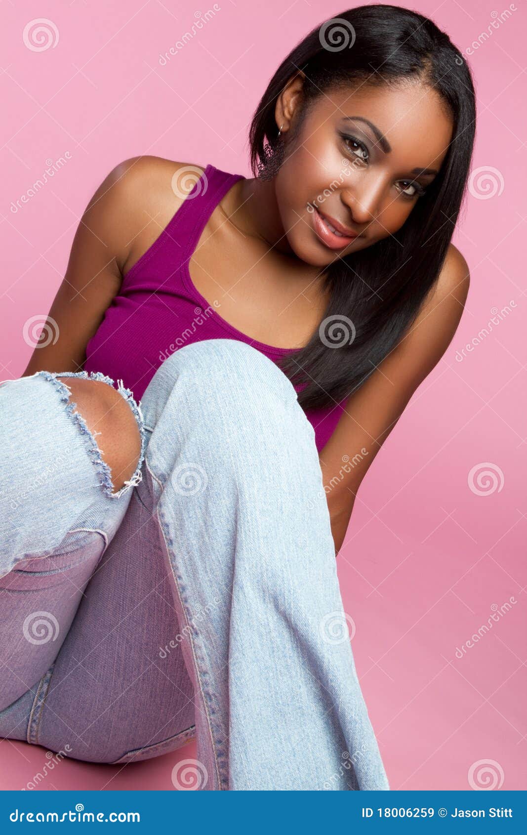 Black Teen Girl Stock Image Image Of American People