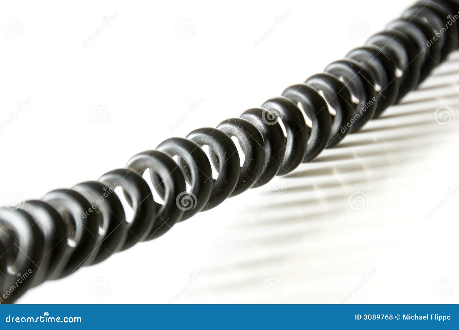 Black telephone Cord stock photo. Image of commuinicate 3089768