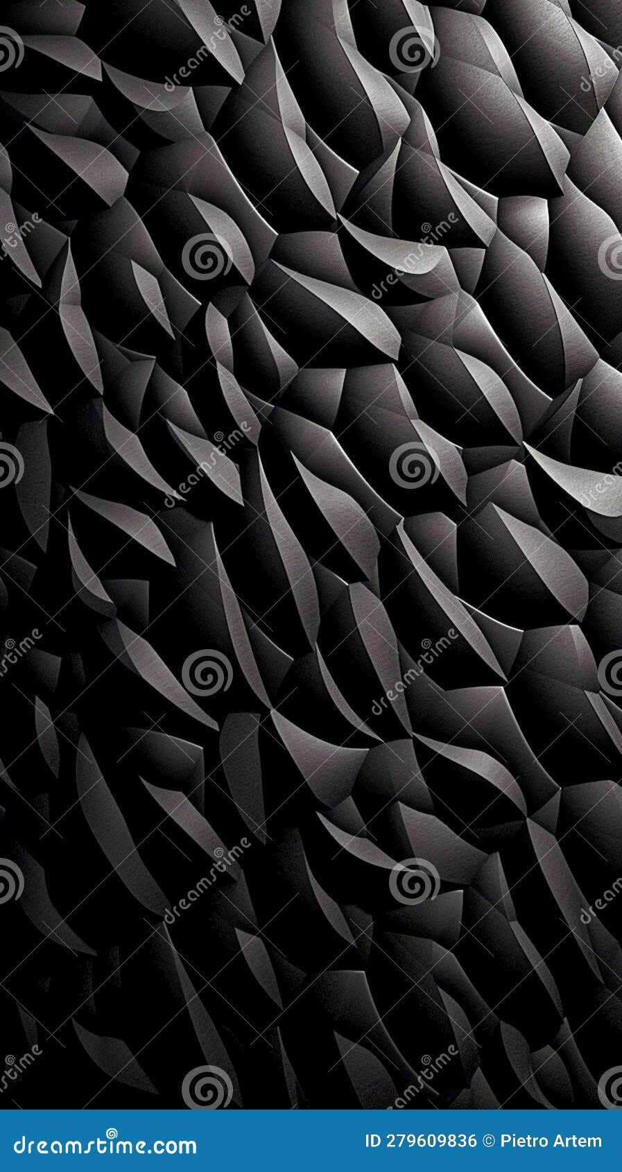Black Texture Same Pattern Mobile Wallpaper, Generative AI Stock