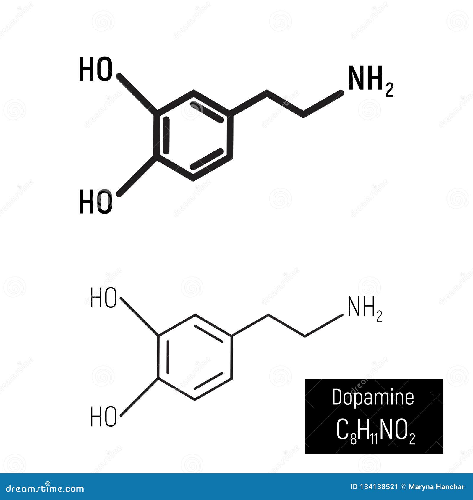 Structure Of Dopamine