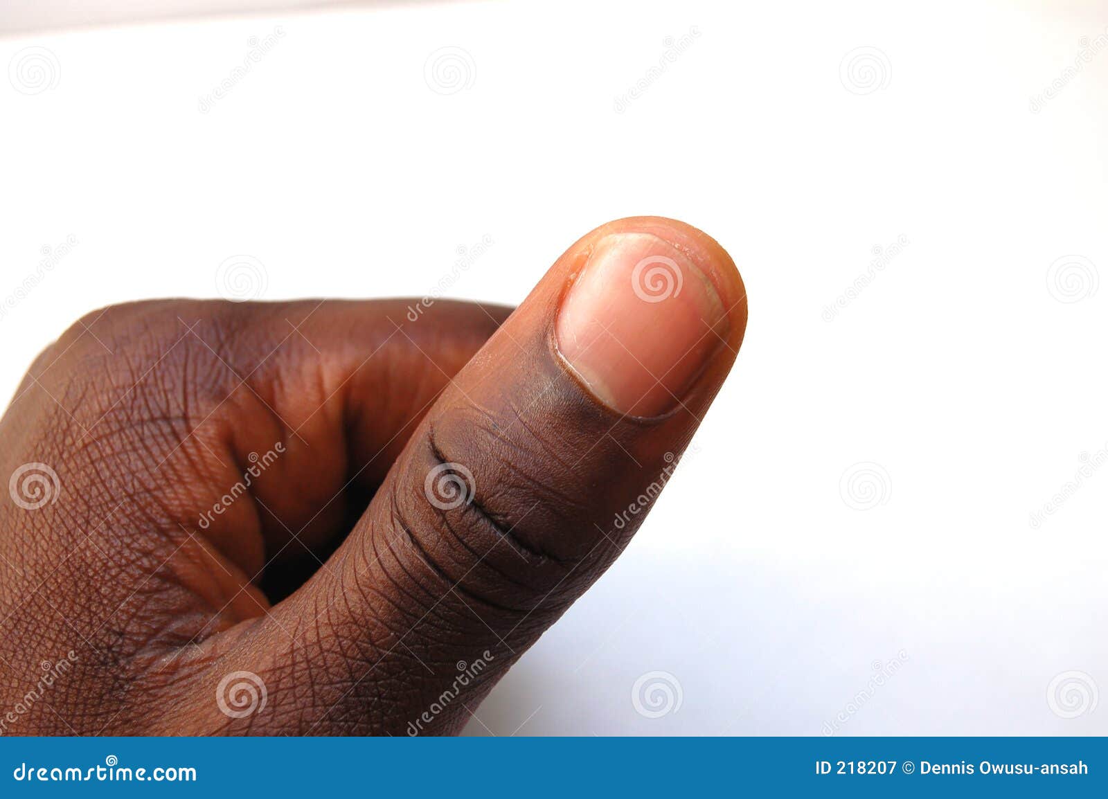 Black thumb stock image. Image of question, point, fingers 218207