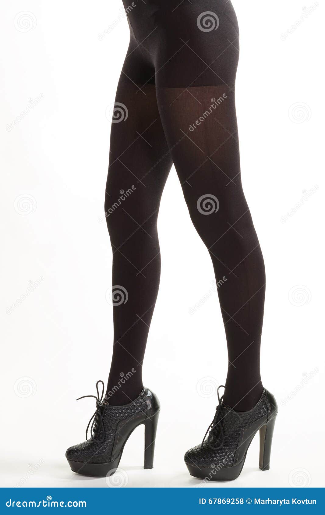 Black Tights and Ankle Boots. Stock Photo - Image of model, boot: 67869258