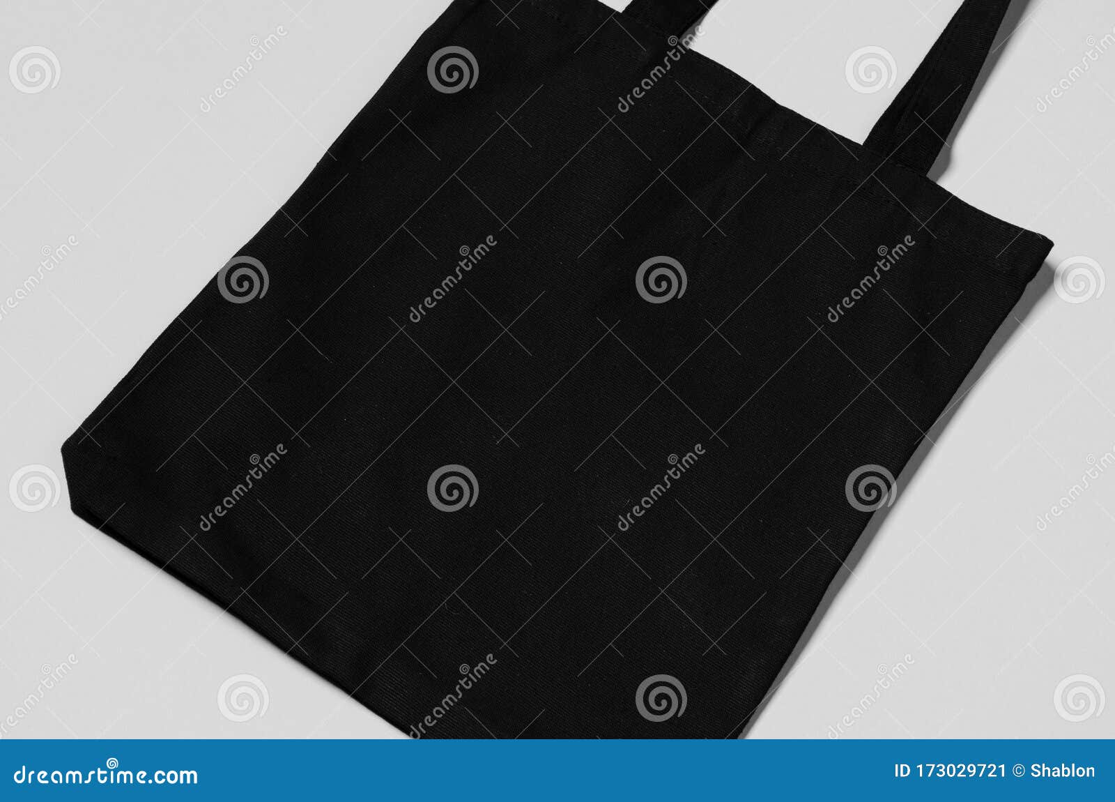 Download Black Tote Bag Mockup On A Grey Background Stock Image ...