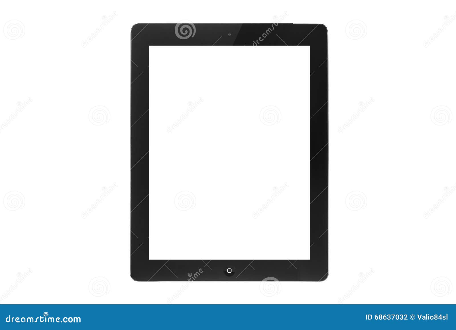 Black Touch Screen Tablet in IPad Style with Blank Screen Area F Stock Photo Image of tablet