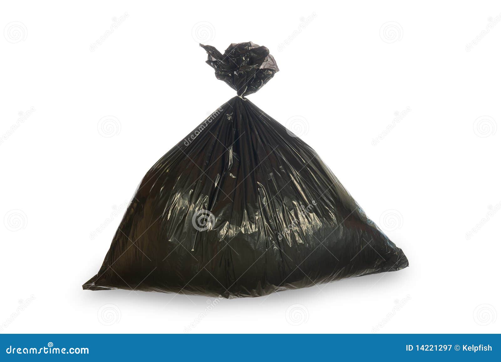 Tied Black Rubbish Bag Stock Photo, Picture and Royalty Free Image. Image  10864946.