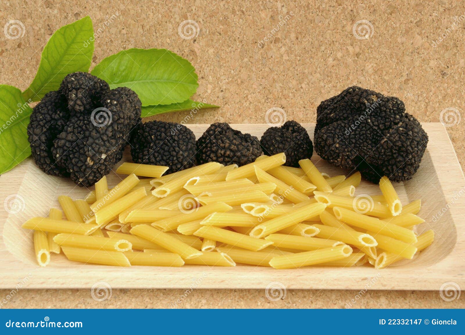 Black truffle pasta stock image. Image of white, black 22332147
