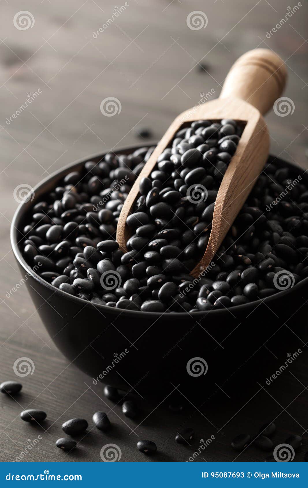Black Turtle Beans Legumes in Bowl Stock Image Image of bowl