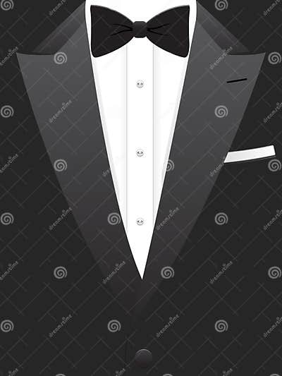 Black Tuxedo EPS stock vector. Illustration of shirt - 15510959