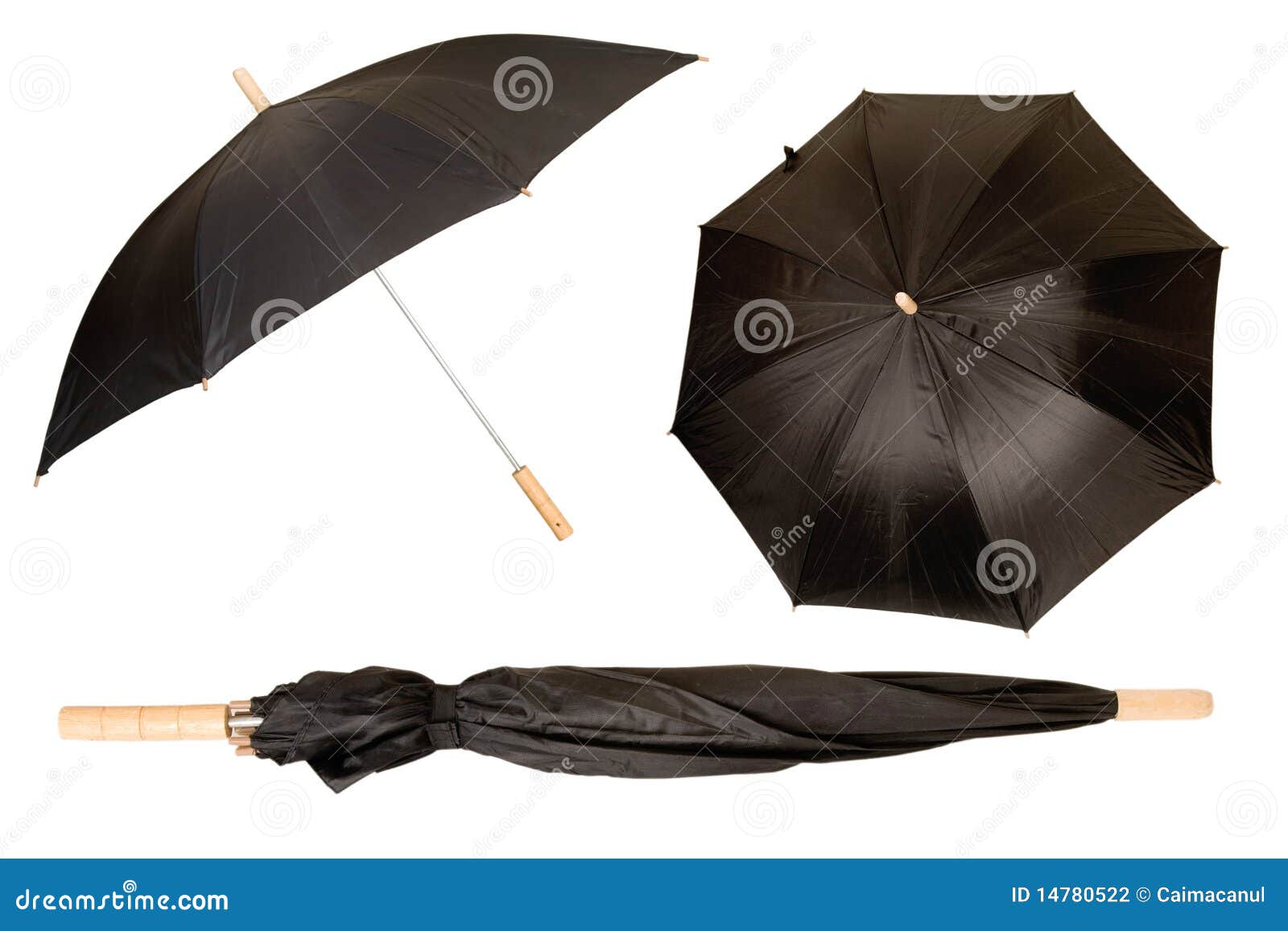 Black umbrella stock photo. Image of shape, protective 14780522