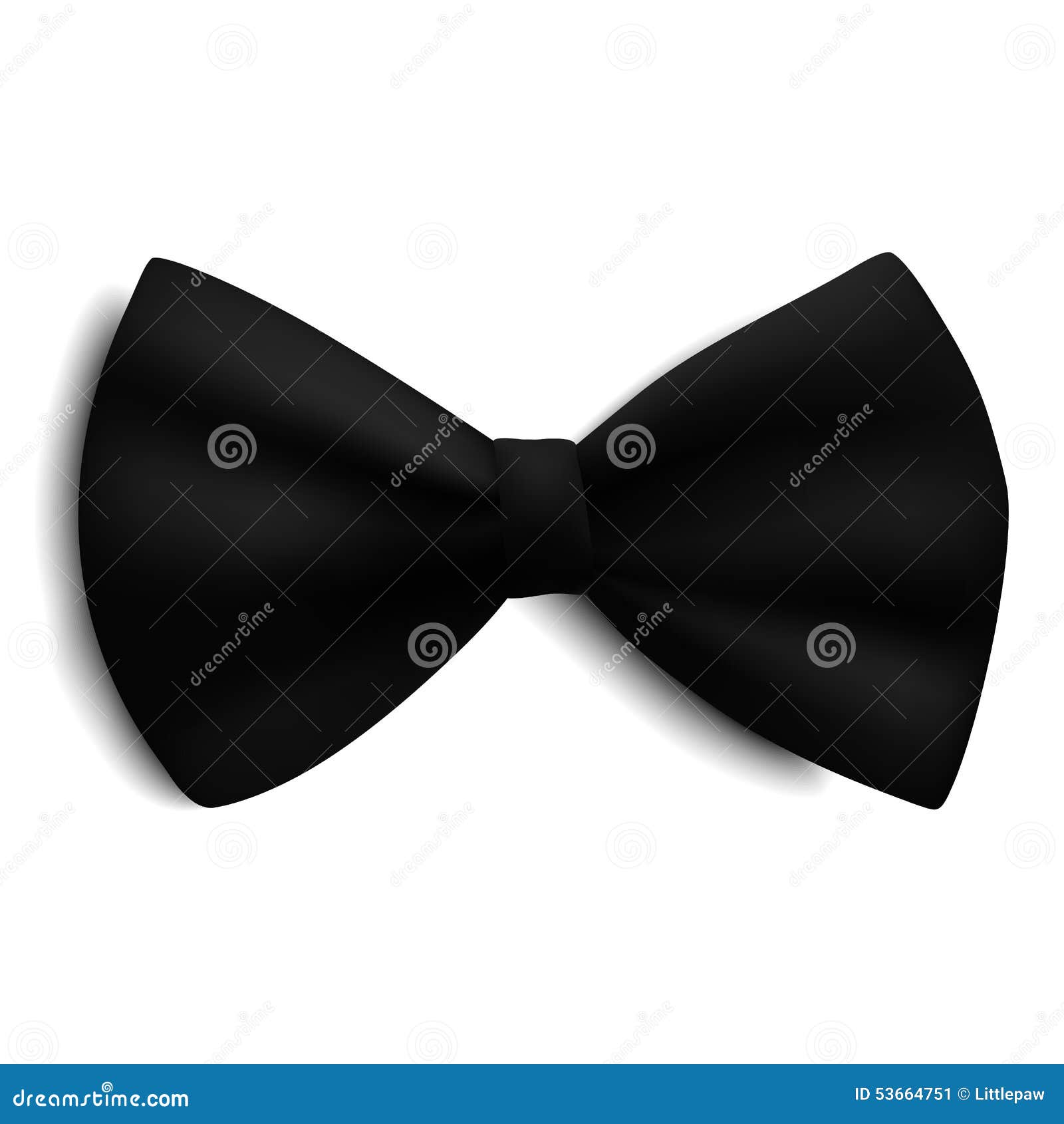 Black vector bow stock vector. Illustration of valentine - 53664751