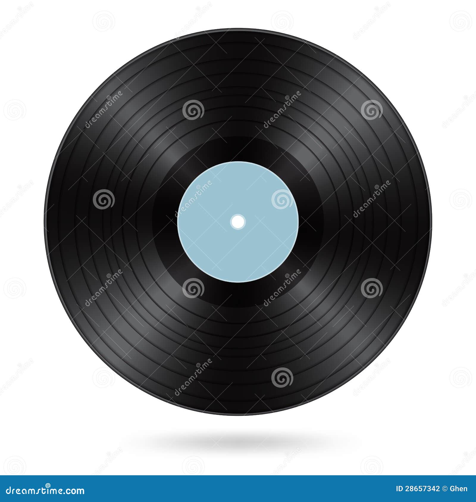Black vinyl disc stock vector. Illustration of turntable 28657342