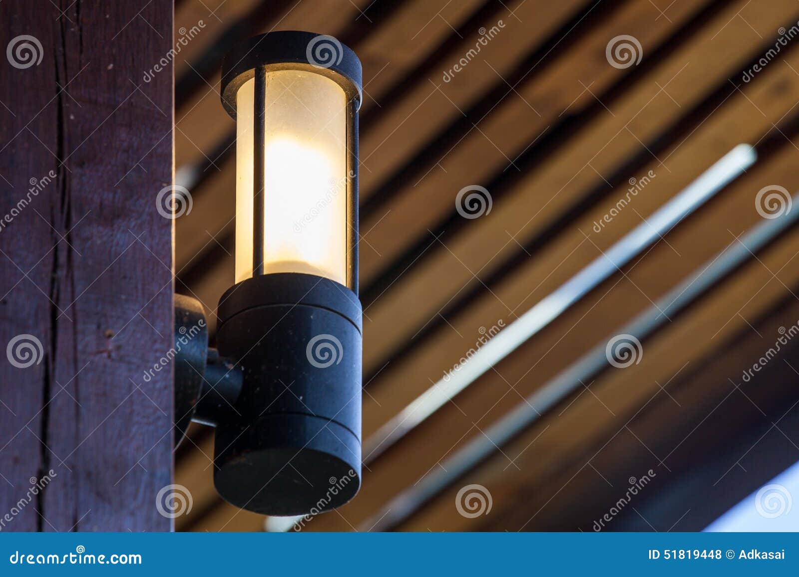 Black Wall Lighting of the Brightness Stock Photo Image of metal