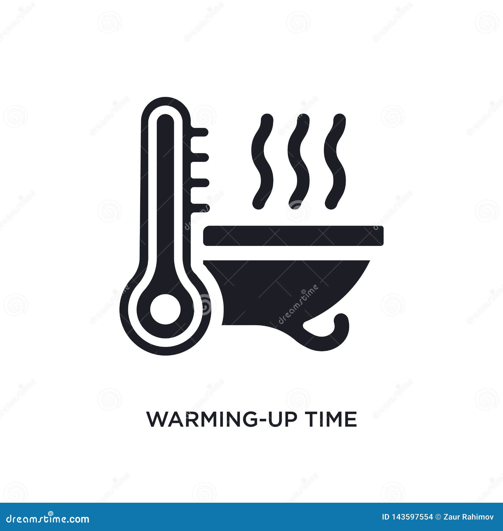 Warming-up Time Icon. Trendy Warming-up Time Logo Concept On Whi ...