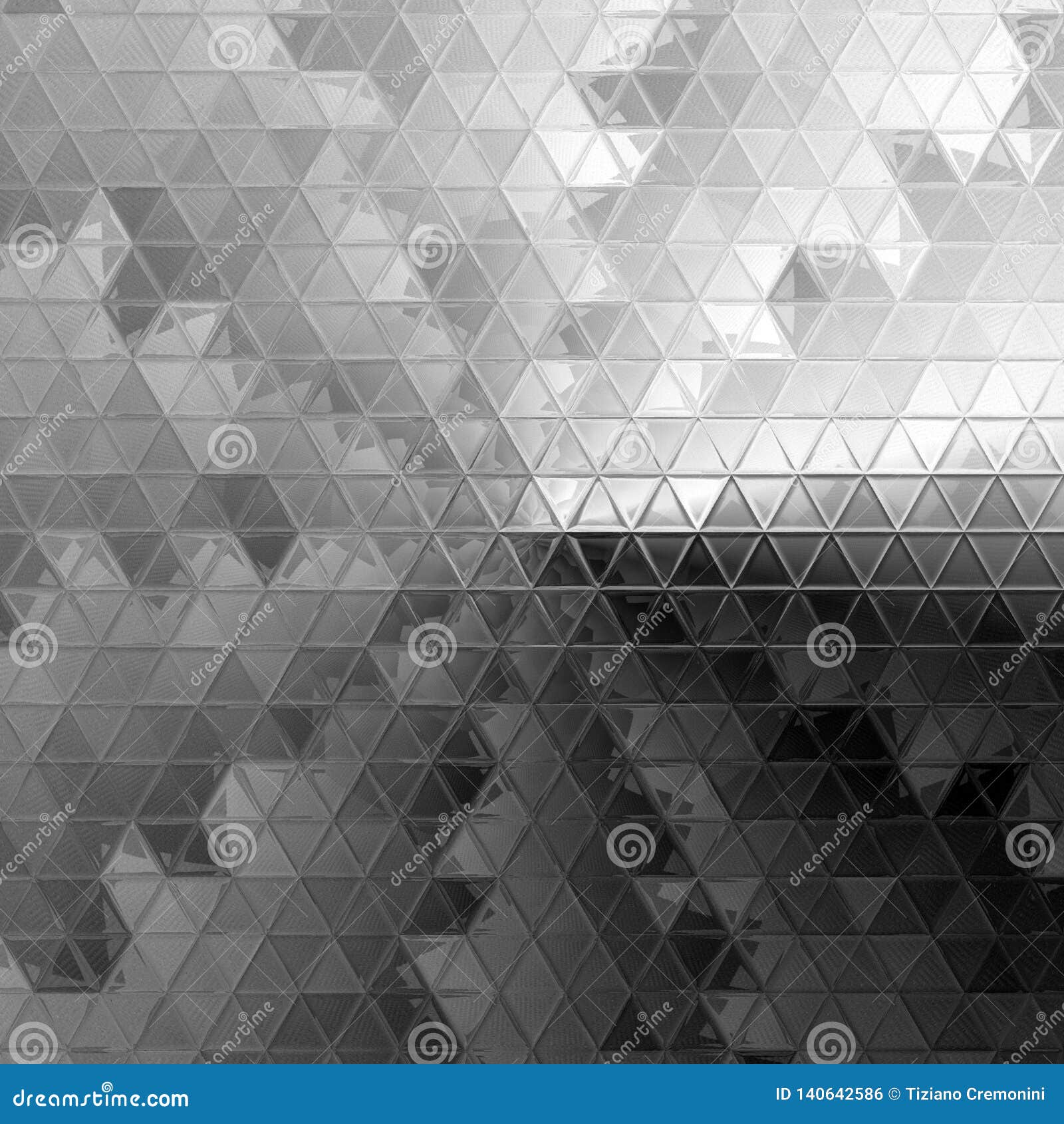 Black and White Abstract Background, Digital Illustration Stock Photo