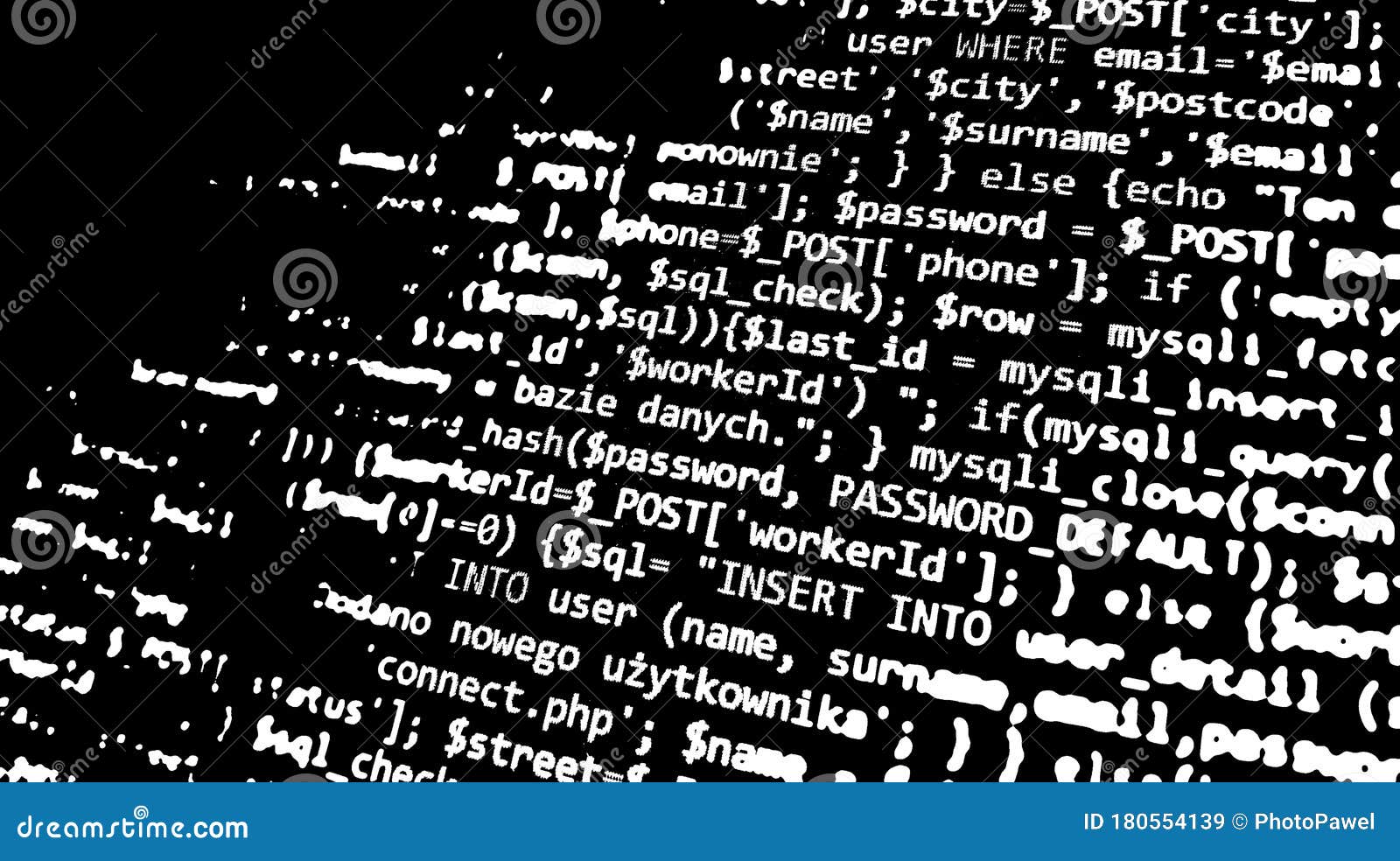 Coding background Black and White Stock Photos & Images - Alamy