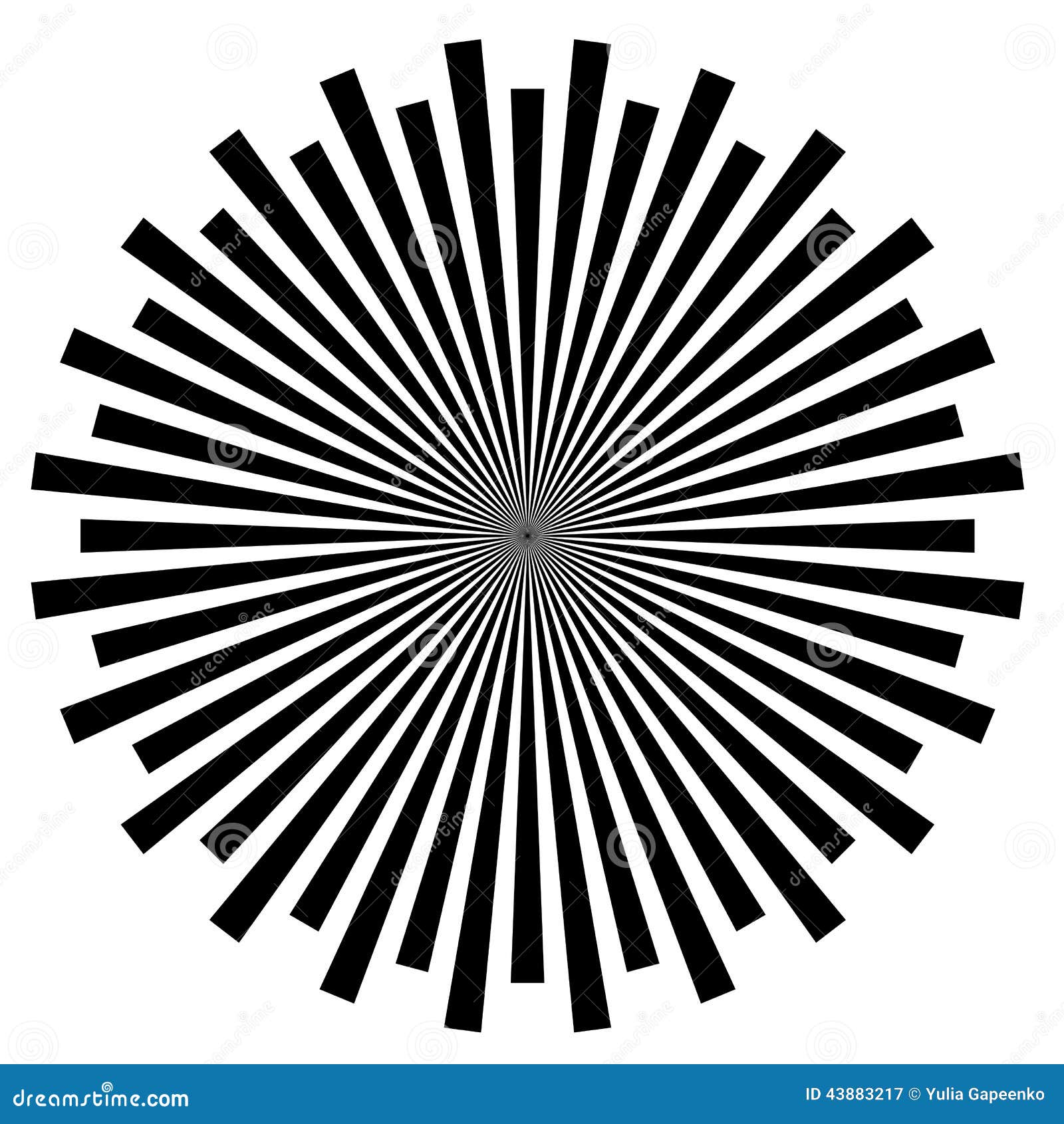 Black And White Abstract Psychedelic Art Stock Vector ...