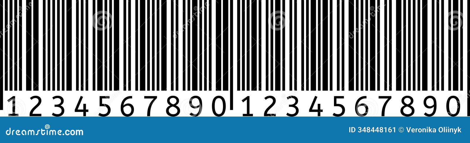 black and white barcode with numbers underneath representing product details, pricing, and inventory tracking for