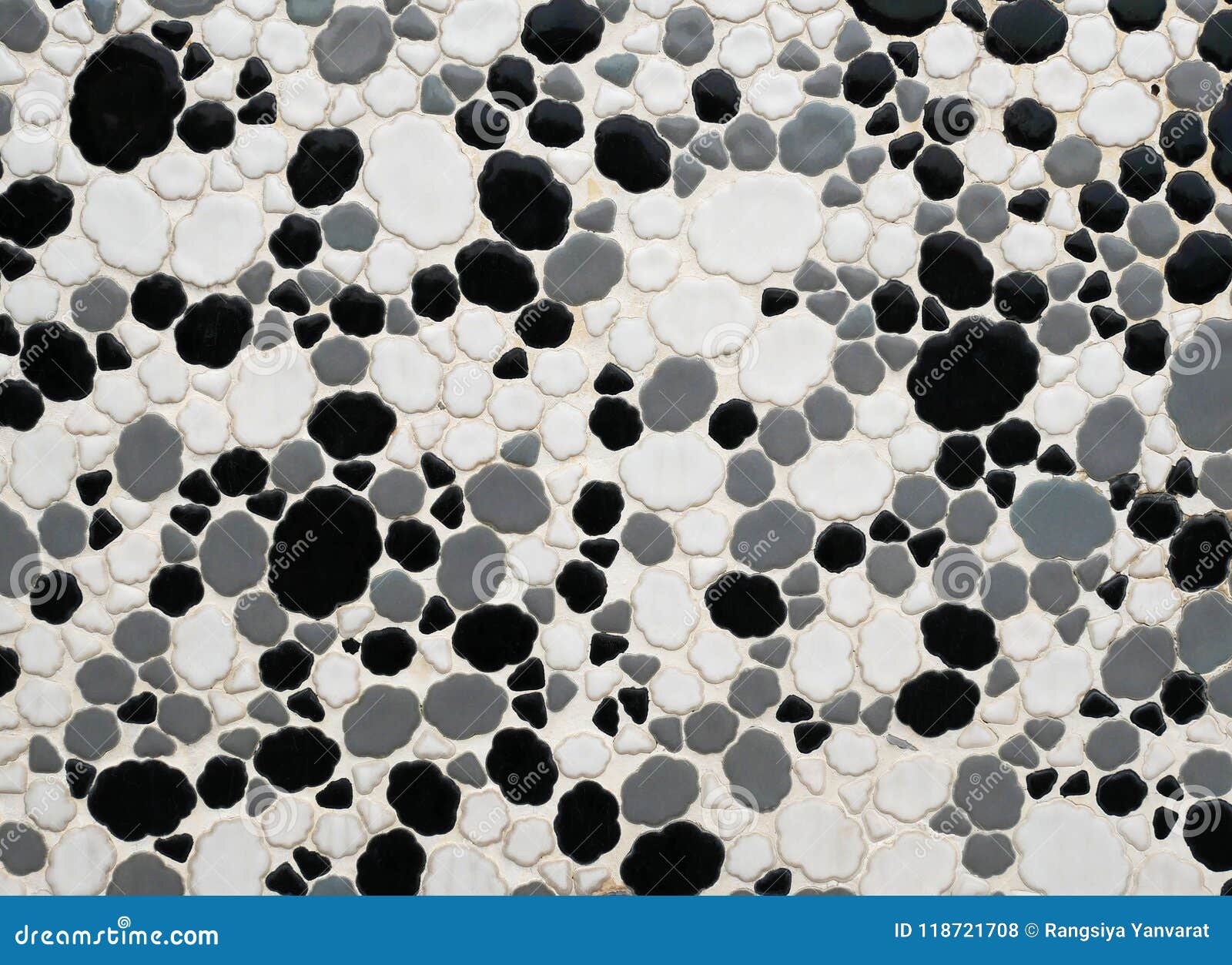 Black and White Ceramic Tile Texture. Stock Photo - Image of retro
