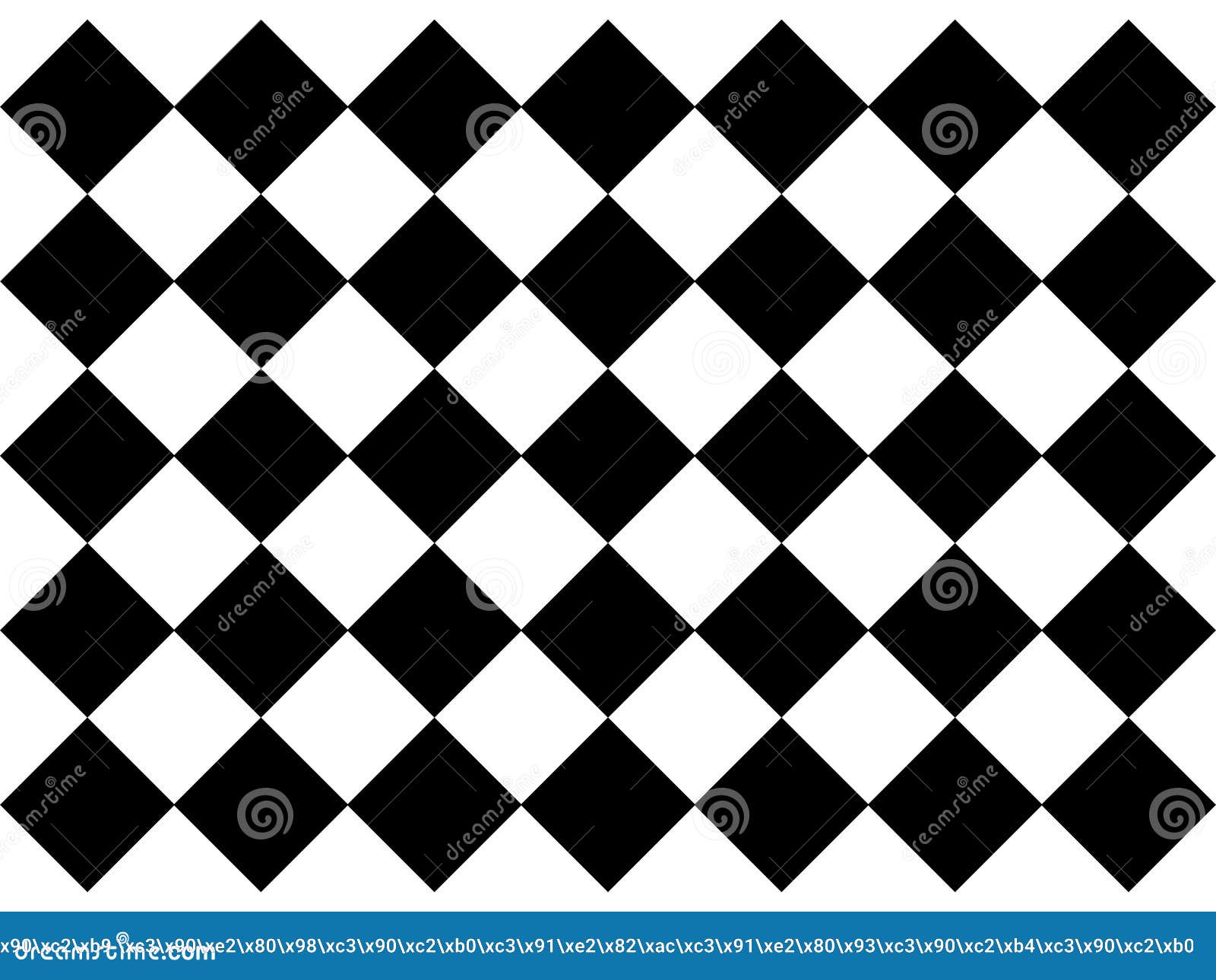 black and white checkered floor tiles