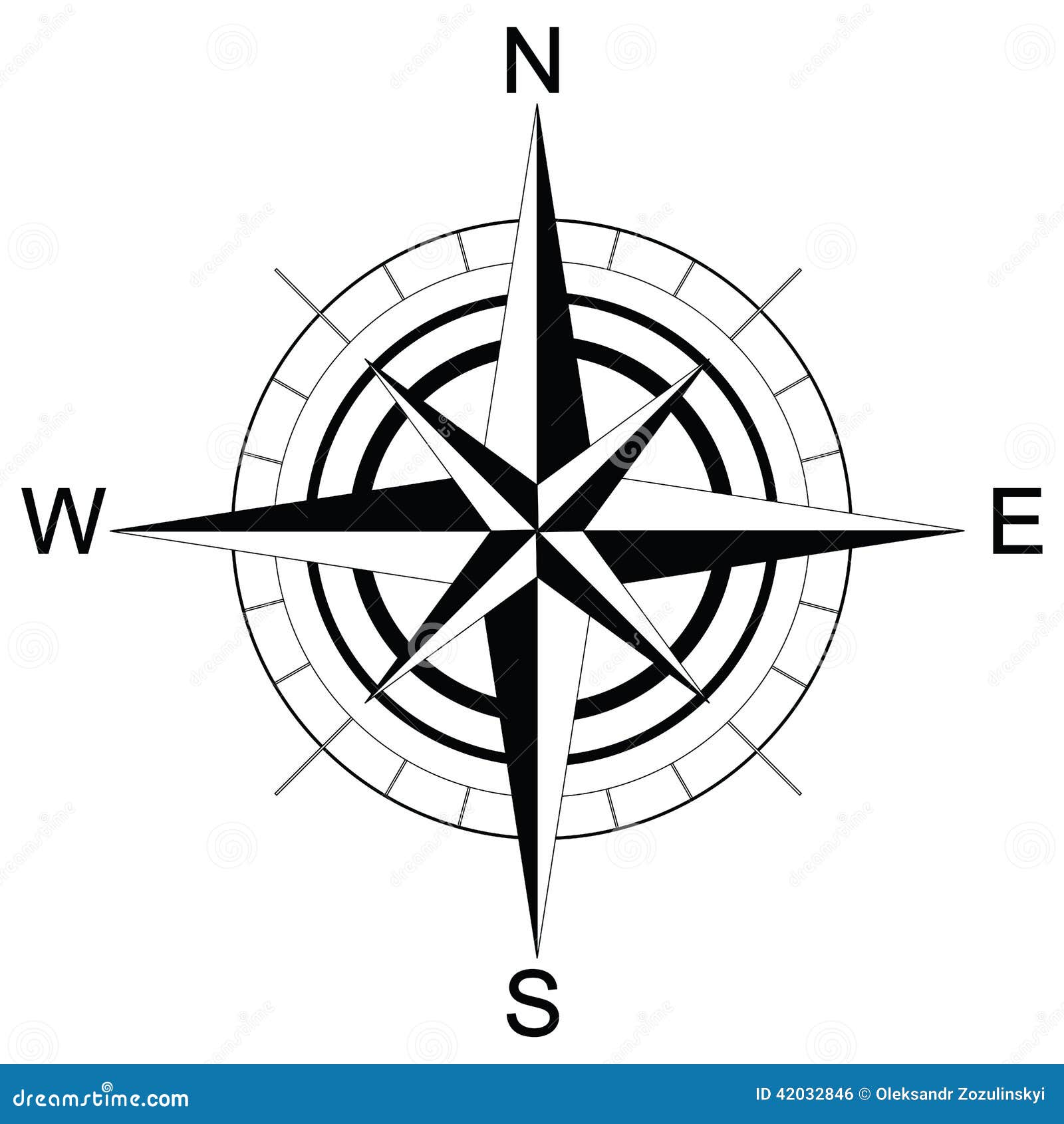 Opening Compass for Black and White