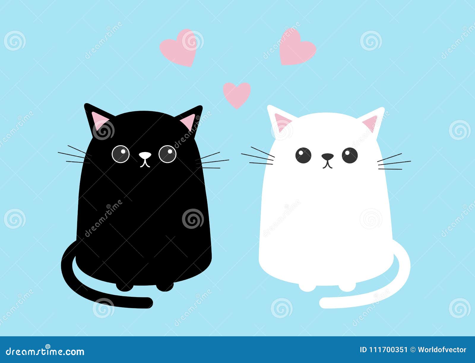 White Cat Kitten Kitty Icon Cute Kawaii Cartoon Character Funny