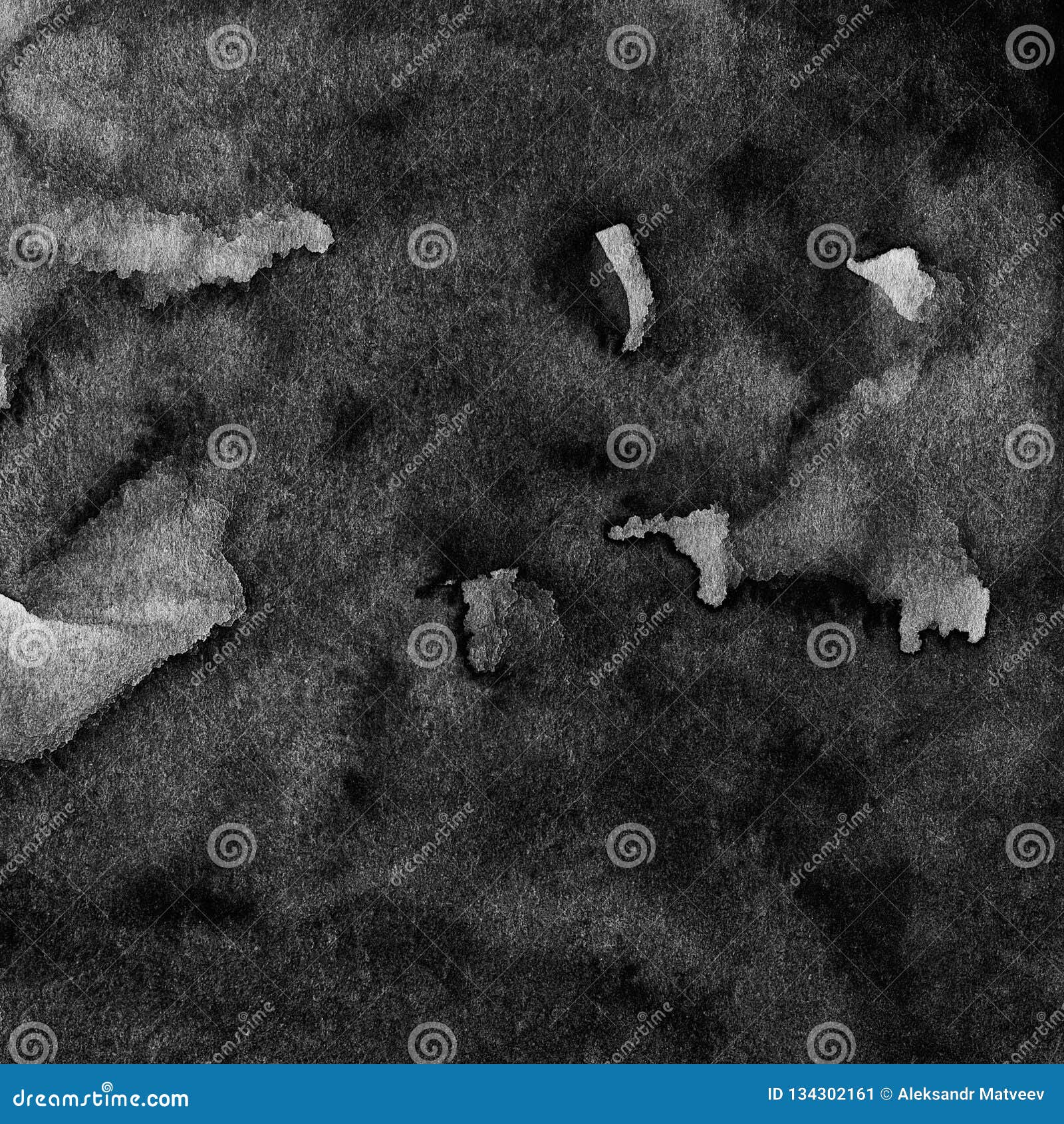 black and white dark abstract watercolor background for textures web