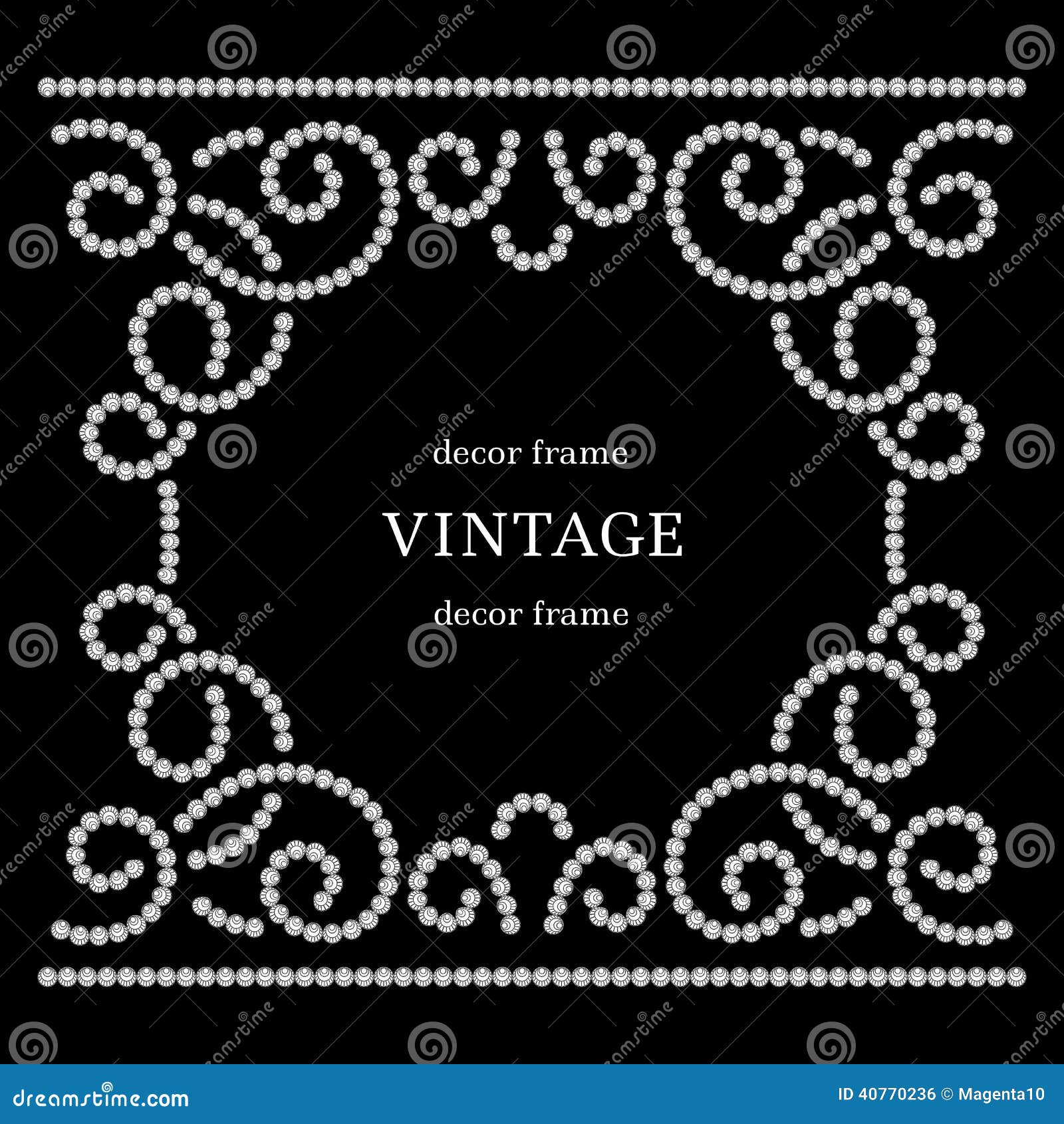 Black and White Diamond Background Stock Vector Illustration of beads