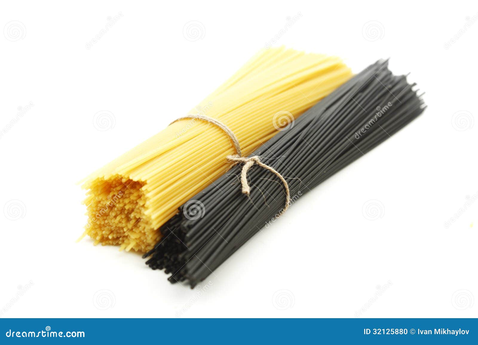 Black and White Dry Spaghetti Stock Photo Image of culinary, dried
