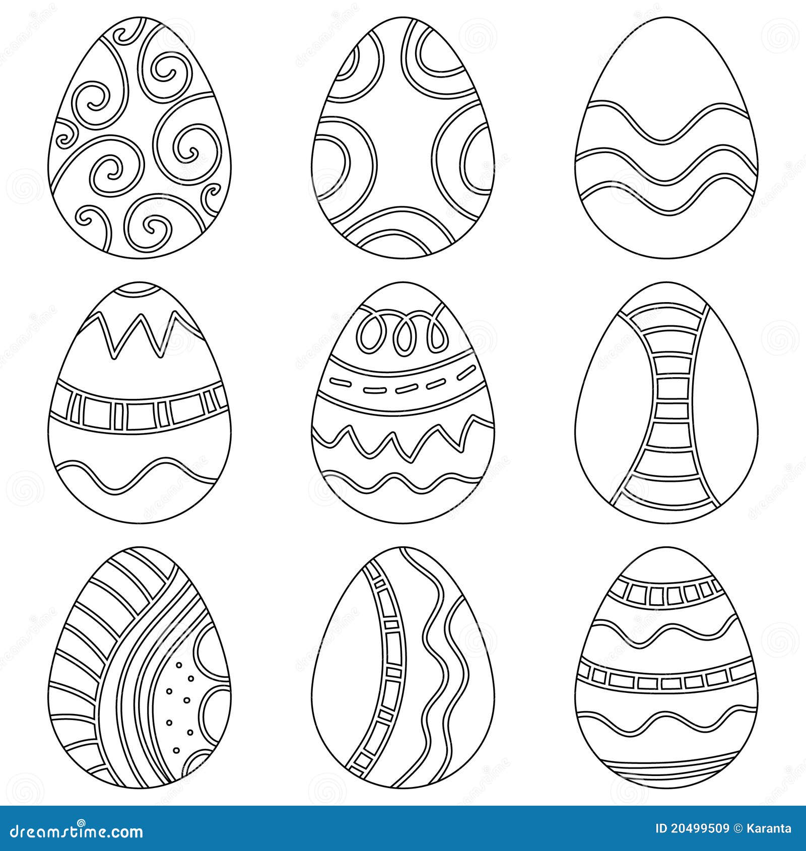 abstract easter egg coloring pages - photo #26