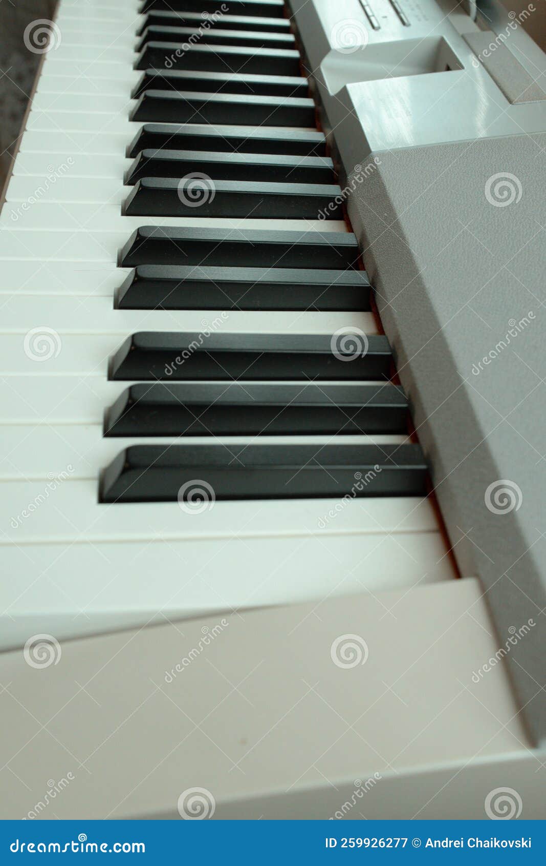 Black and White Electronic Piano Keys Stock Image Image of visible