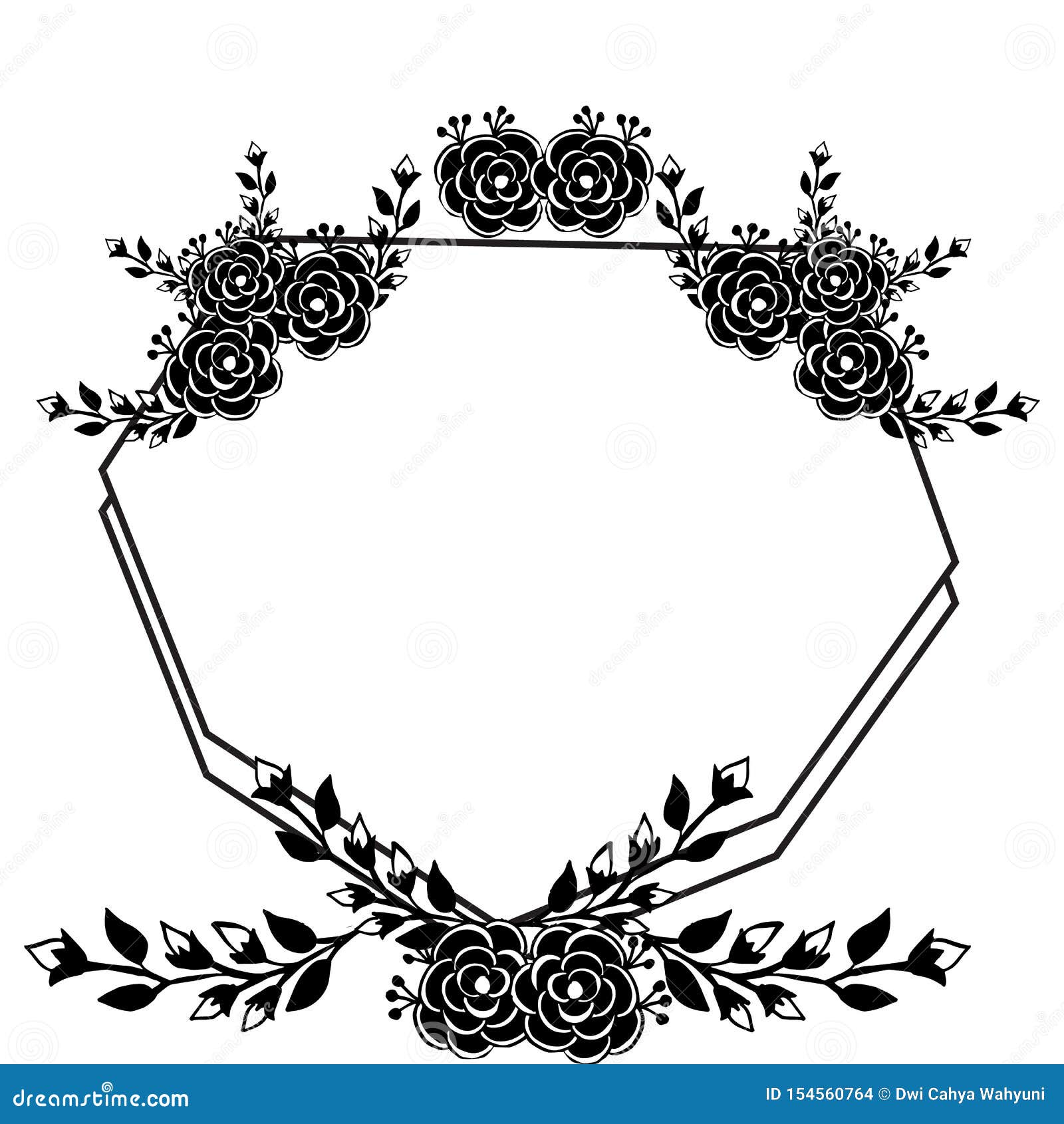 Featured image of post Elegant Border Flower Design Black And White : With a combination of elegant minimalist leaves, sprigs and floral flower patterns.