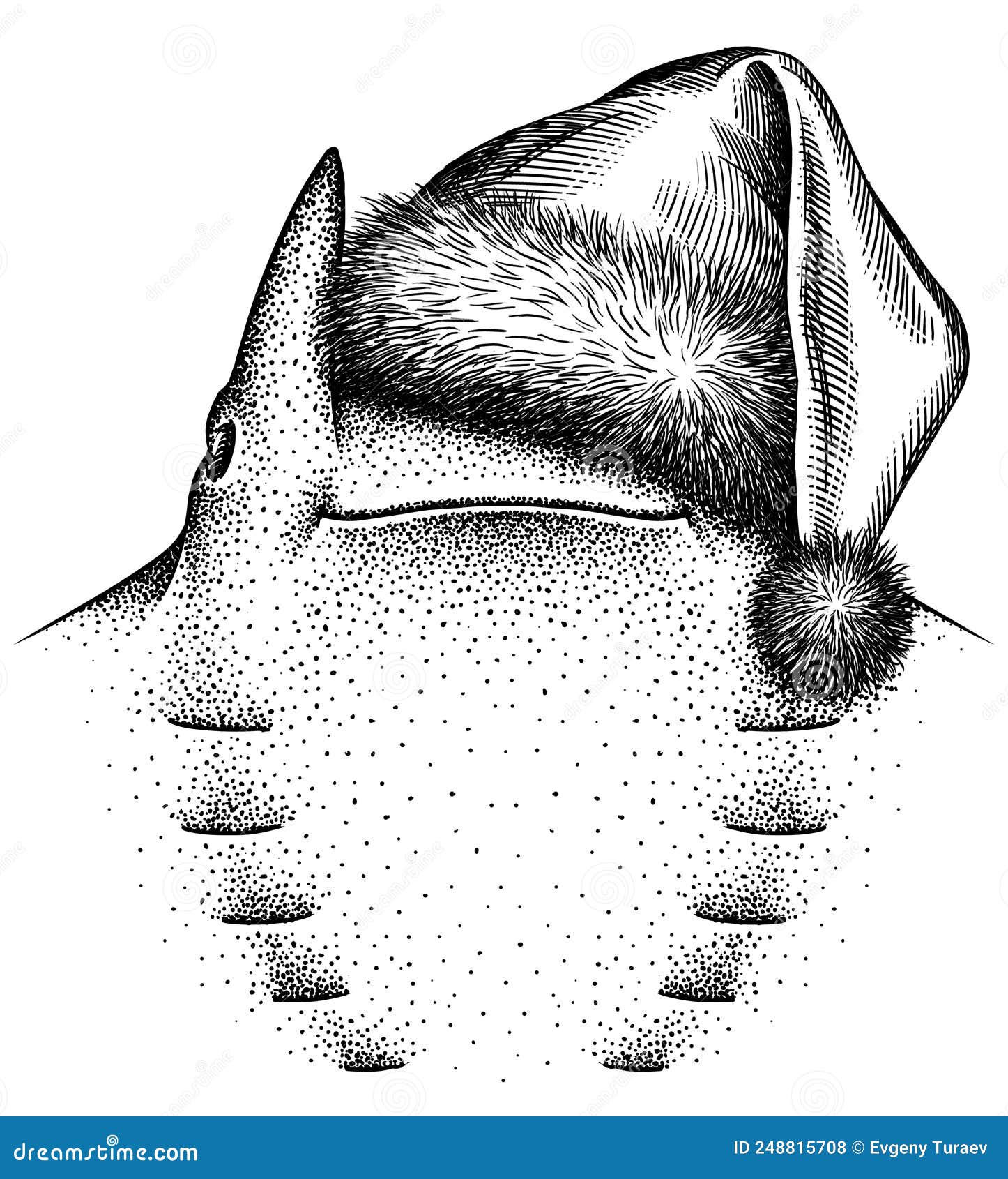 Black and White Engrave Isolated Stingray Illustration Stock ...