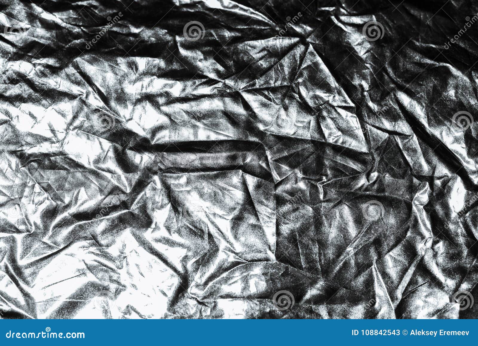 Black and White Fabric Texture on the Whole Frame Stock Image Image