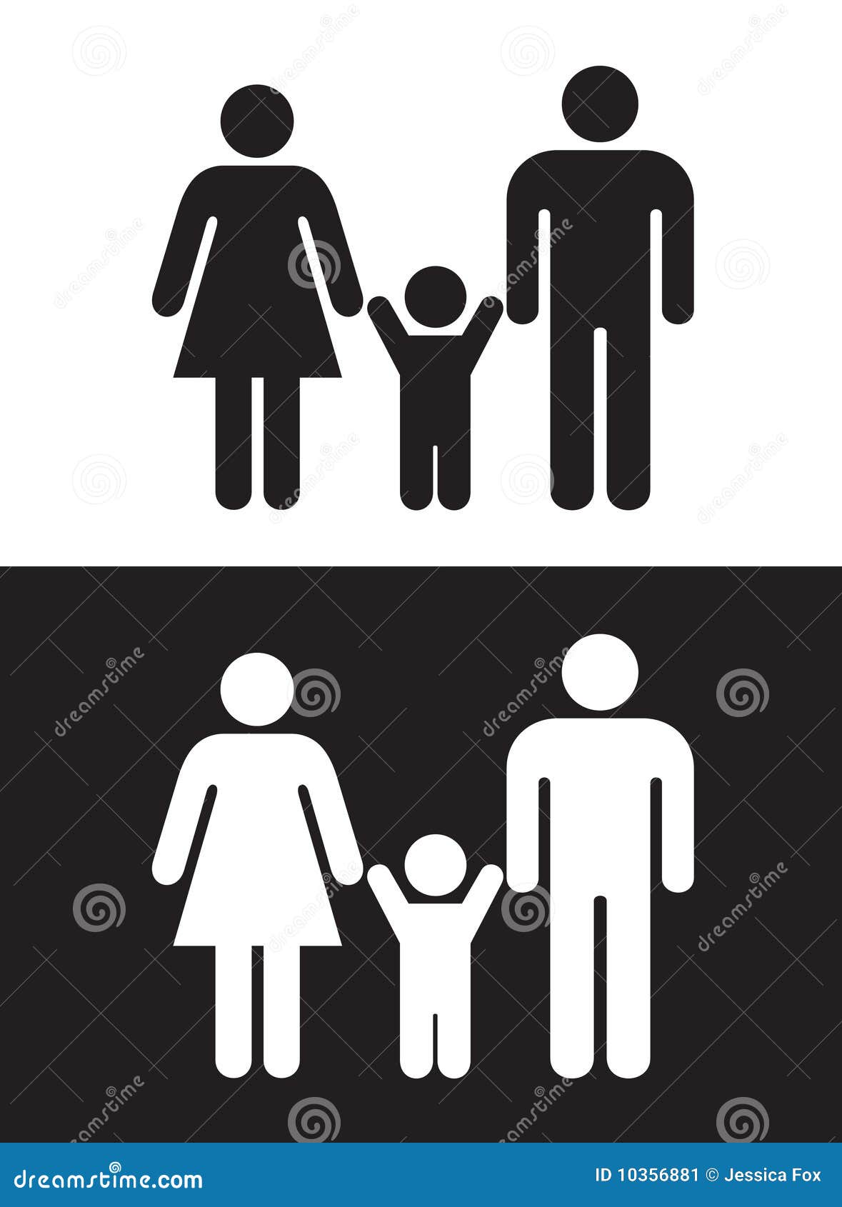 clipart family black and white - photo #36