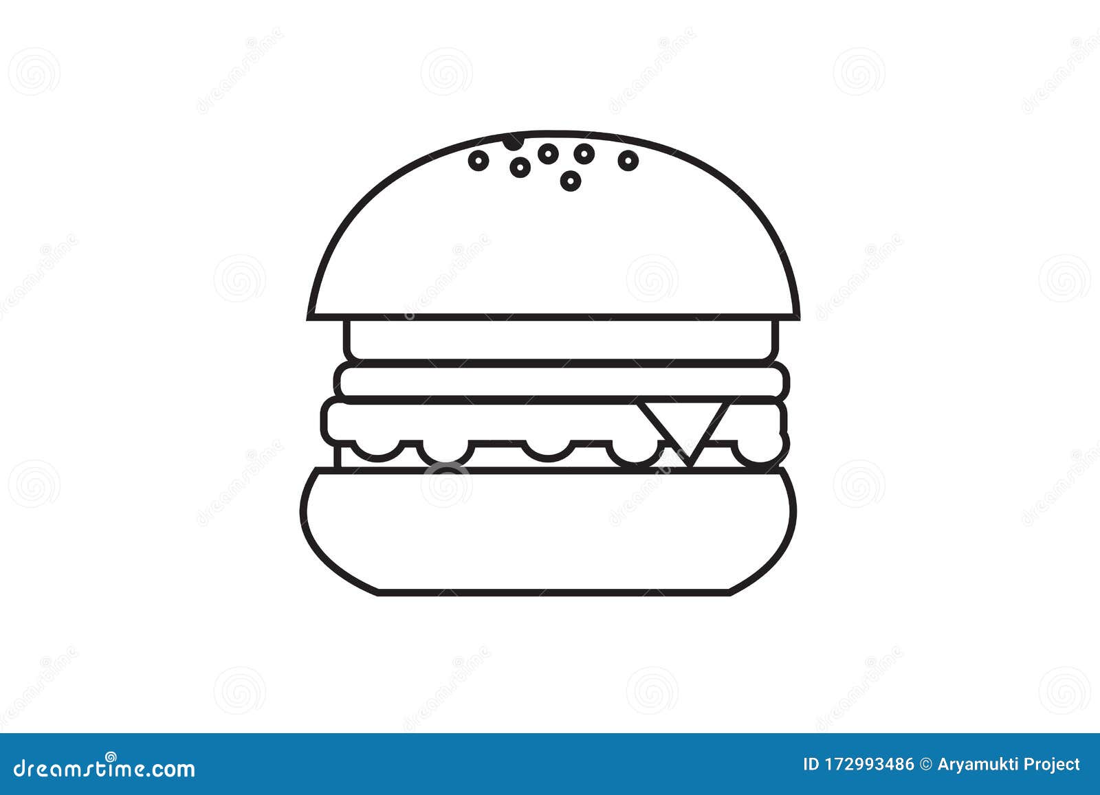 Black and white food stock illustration. Illustration of graphic