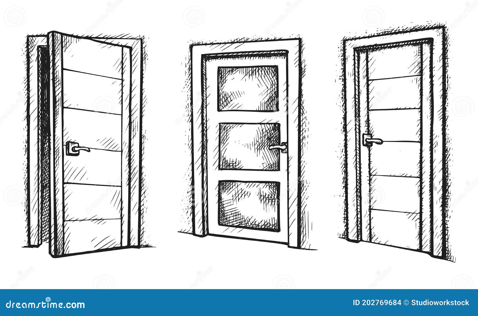 Front Door Sketch Stock Illustrations 1 519 Front Door Sketch Stock Illustrations Vectors Clipart Dreamstime