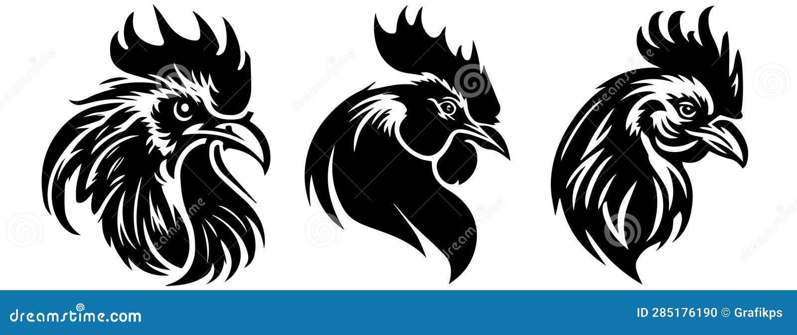 rooster,   on a white background. silhouette  for laser cnc cutting.