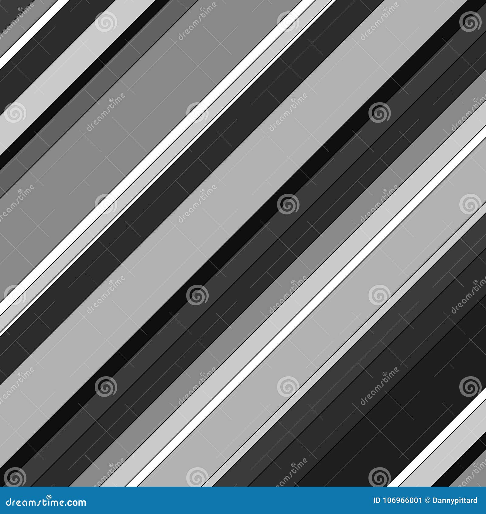 Black White and Grey Diagonal Striped Pattern Background Stock
