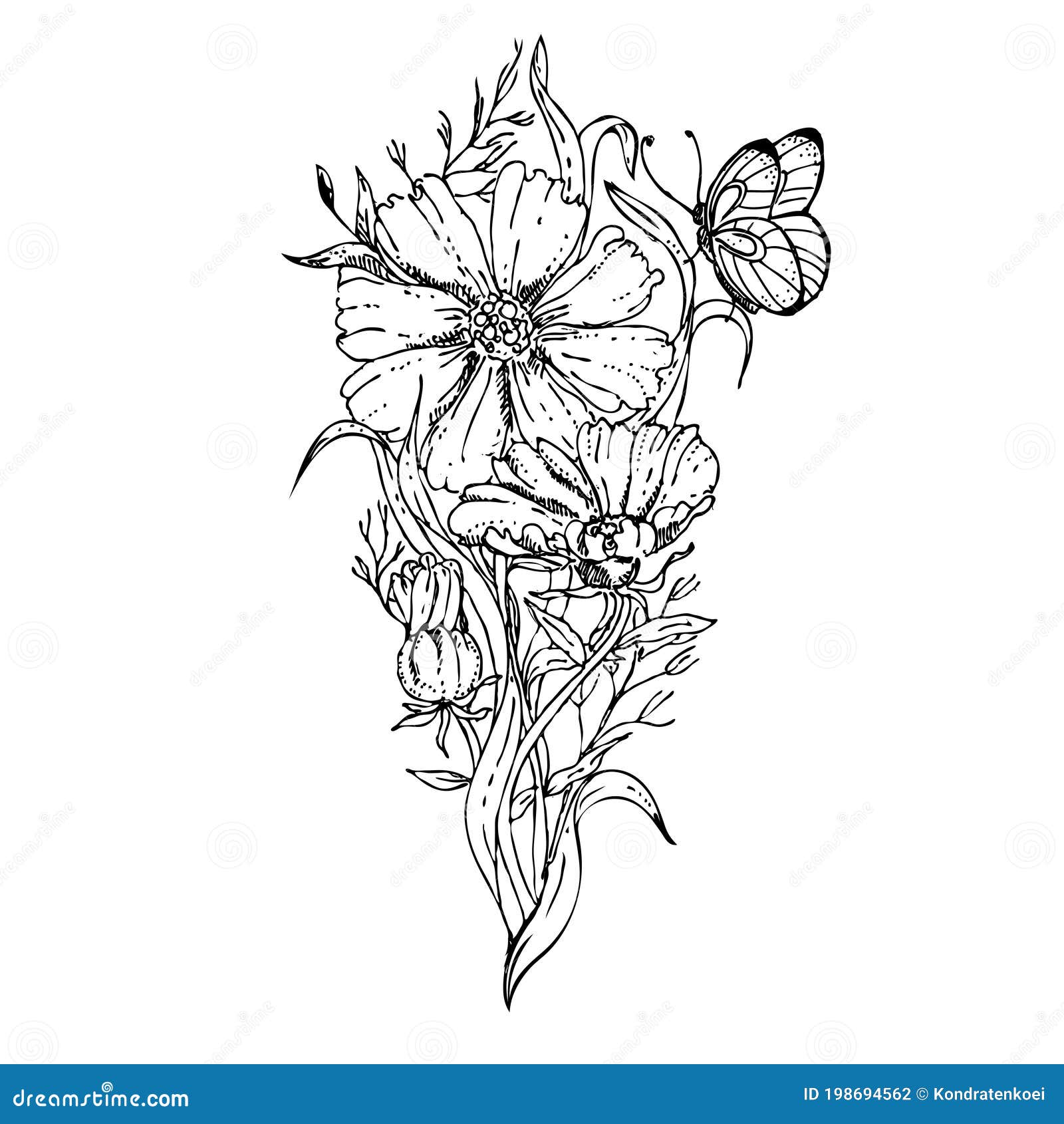 54 Classic Floral Tattoo Ideas for Spring  TattooBlend