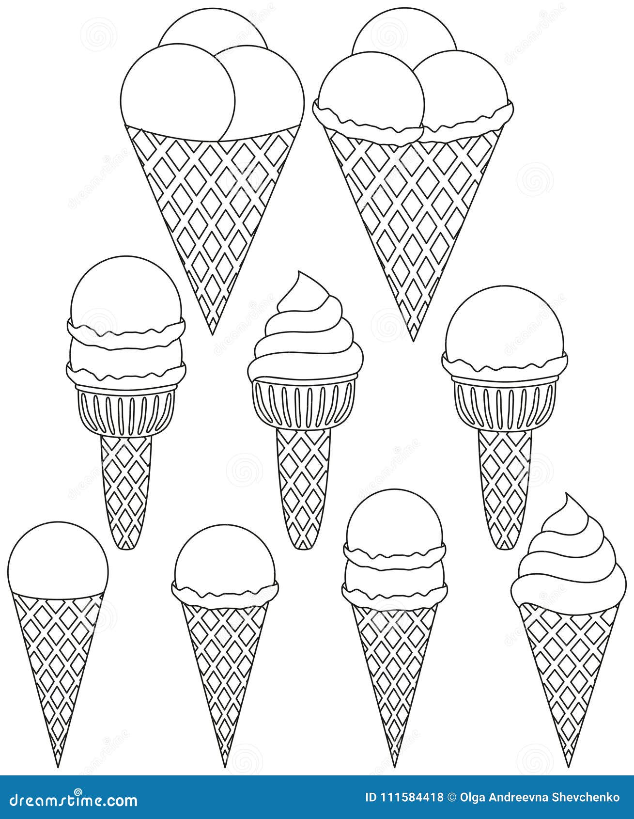 Download Black White Ice Cream Cone Stock Illustrations 4 791 Black White Ice Cream Cone Stock Illustrations Vectors Clipart Dreamstime